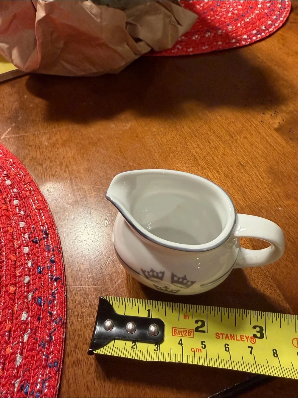 Rörstrand Sverige Porcelain Marked Mini Creamer